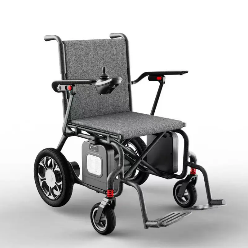 Carbon fiber electric wheelchair: khetho e ncha bakeng sa boima bo bobebe