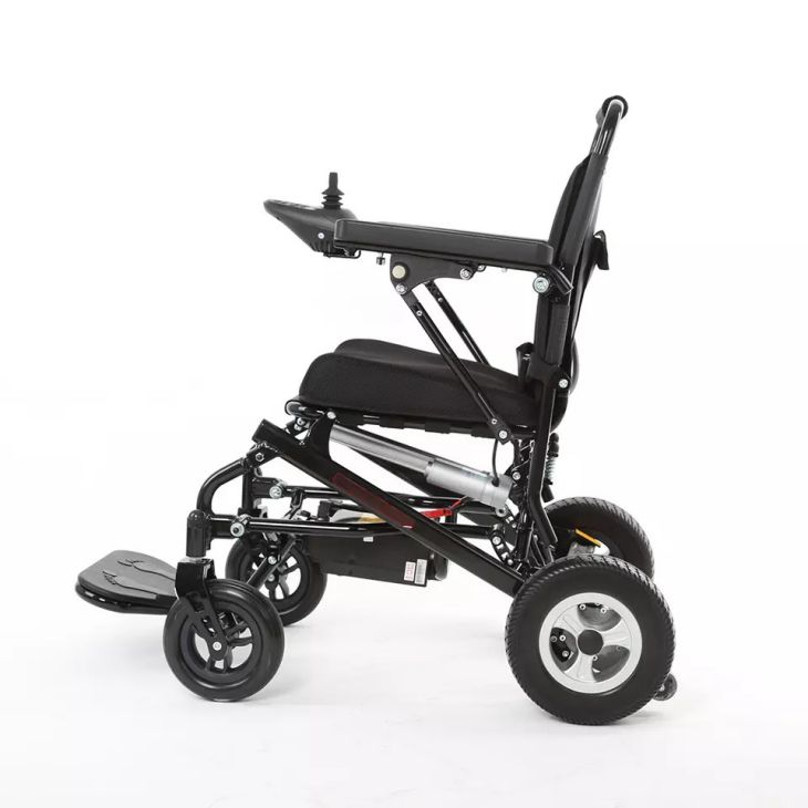 Składany elektryczny wózek inwalidzki z napędem elektrycznym