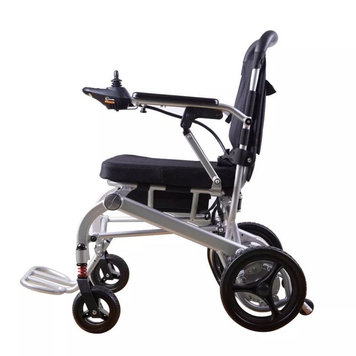 Silnik z baterią litową Automatycznie składany przenośny elektryczny wózek inwalidzki