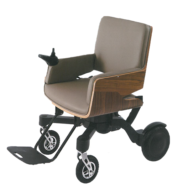 Motoriziran električni invalidski voziček na pacientov pogon