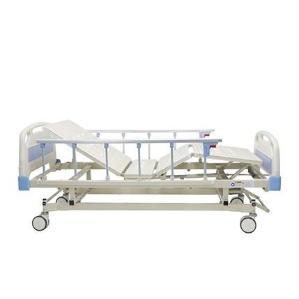 Theko e tlase Factory 3 Crank Manual Hospital Bed For Sale