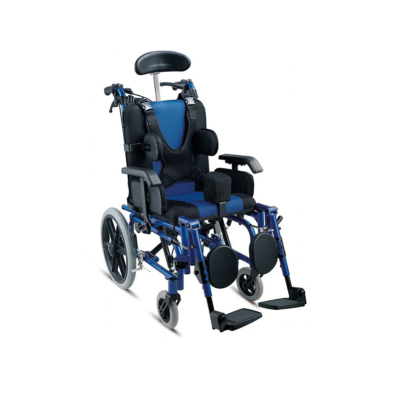 Alumiiniumisulamist manuaalne ratastool Laste tserebraalparalüüsiga ratastool