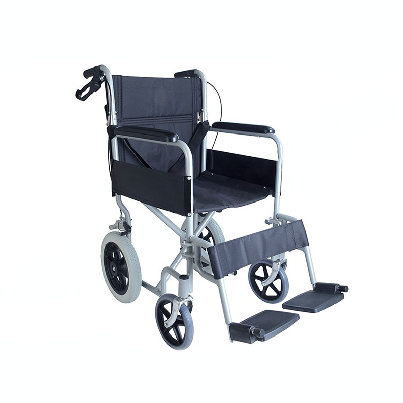 Nuova sedia a rotelle manuale pieghevole leggera per anziani