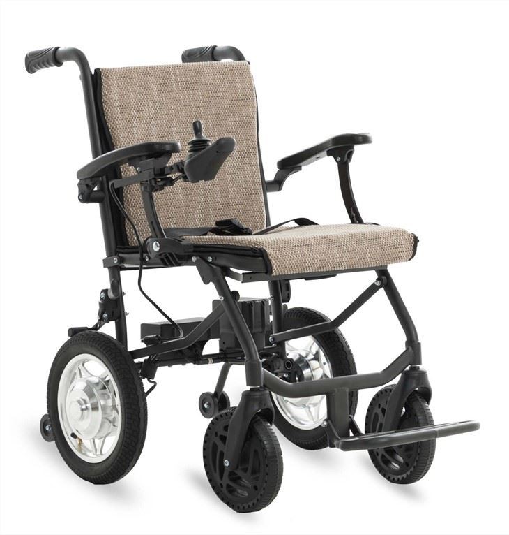 Składany elektryczny wózek inwalidzki