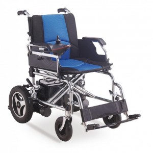 Geriausiai parduodamas nešiojamas elektrinis vežimėlis, automatinis 24 V sulankstomas elektrinis vežimėlis