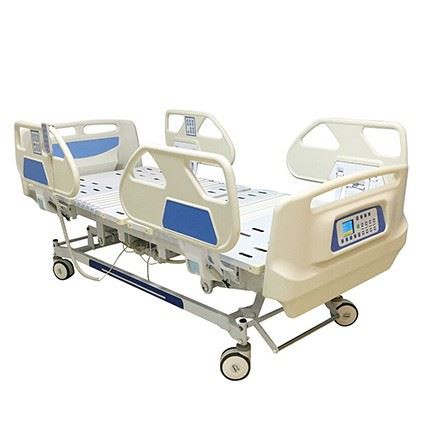 Luxury LCD Screen 5 Function Electric Hospital ICU Bed