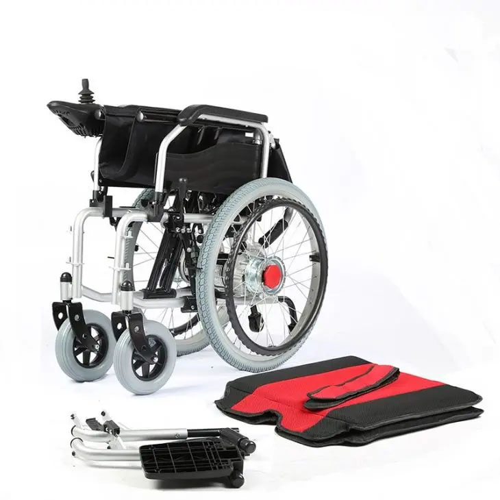 Noņemams āra saliekamais elektriskais ratiņkrēsls
