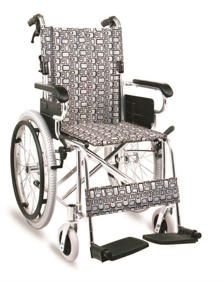 Aluminijska invalidska kolica s uzorkom