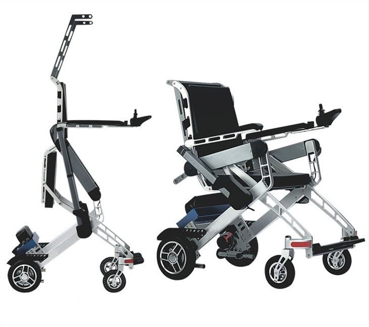 Inteligentný stojaci invalidný vozík na tréning chôdze