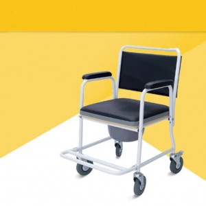 Cadira d'acer amb recobriment en pols