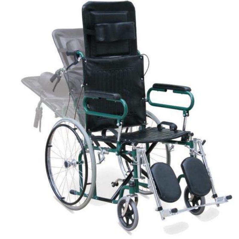 Chaise à roulettes manuelle légère en aluminium