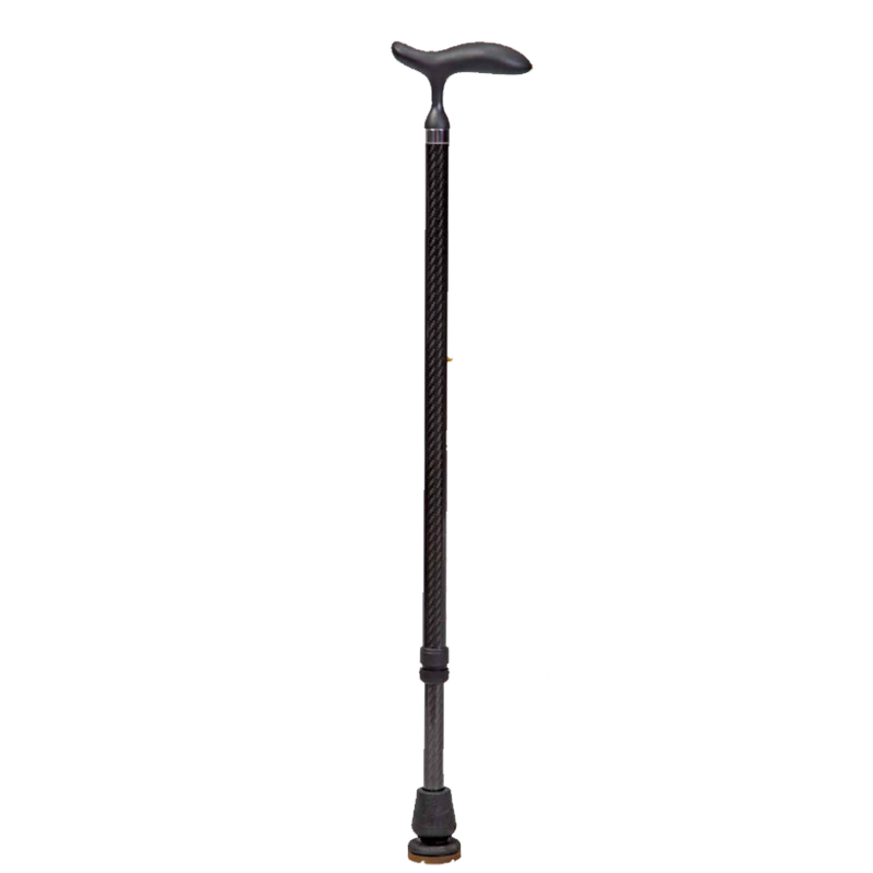 I-Outdoor Portable Height Adjustable Carbon Fiber Walking Stick