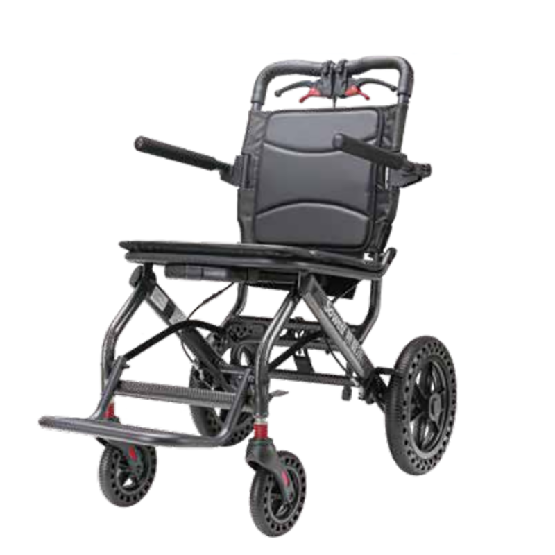 Cadeira de rodas plegable lixeira de moda de aleación de aluminio de China OEM