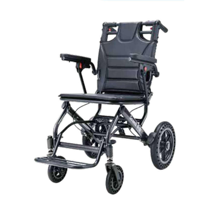 صندلی چرخدار تاشو معلولان سبک وزن قابل حمل کارخانه مورد تایید CE