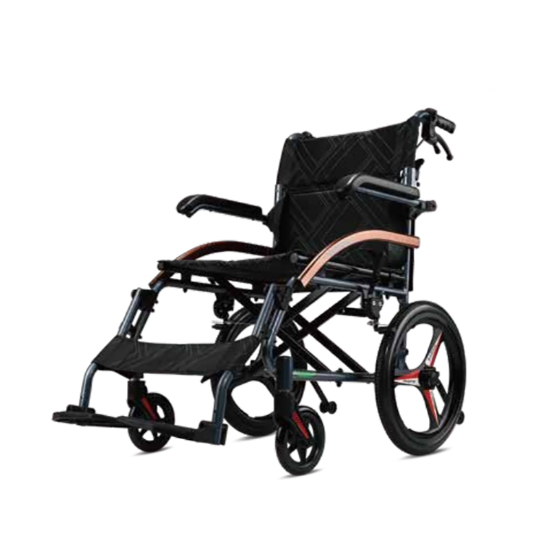 Taas nga kalidad nga OEM Design Magnesium Alloy Rear Wheelchair
