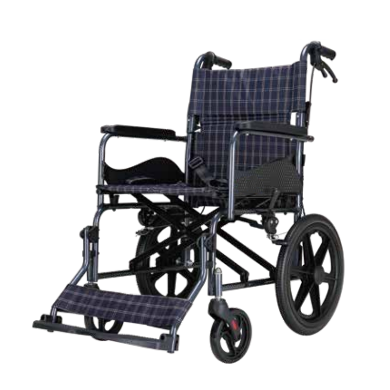 Zložljiv lahek invalidski voziček iz tovarniške aluminijeve zlitine