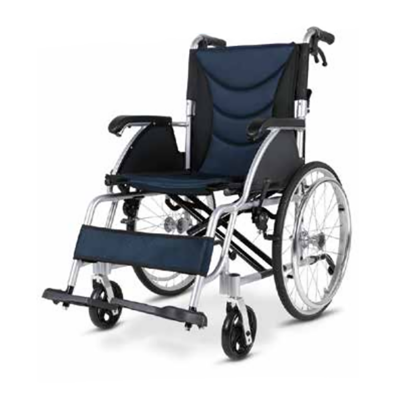 Factory Aluminium Lightweight Hospital Manual Wheelchair