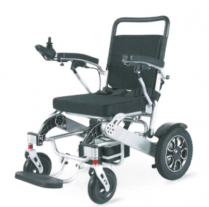Handikappad hopfällbar lätt bärbar elektrisk rullstol