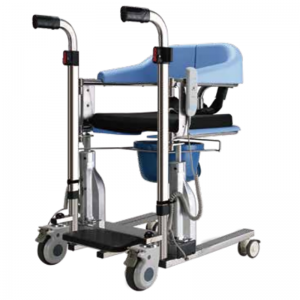 医療用の快適なポータブル電気リフト移動便器椅子