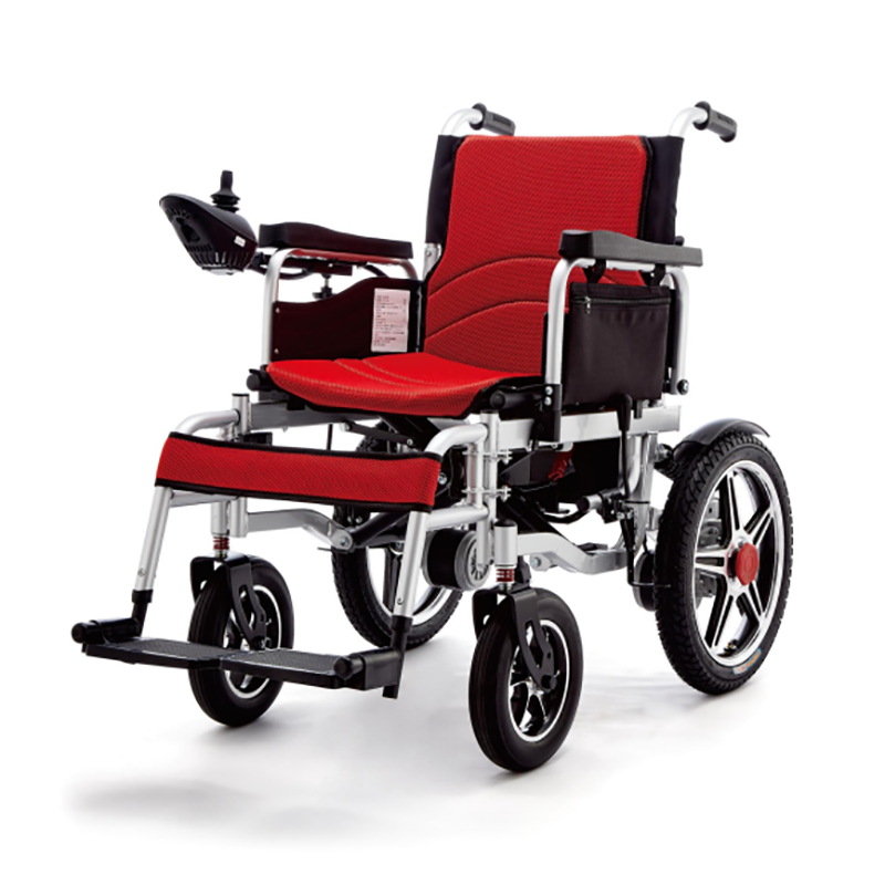 CE අනුමත Foldable Lightweight Disabled Electric Wheelchair