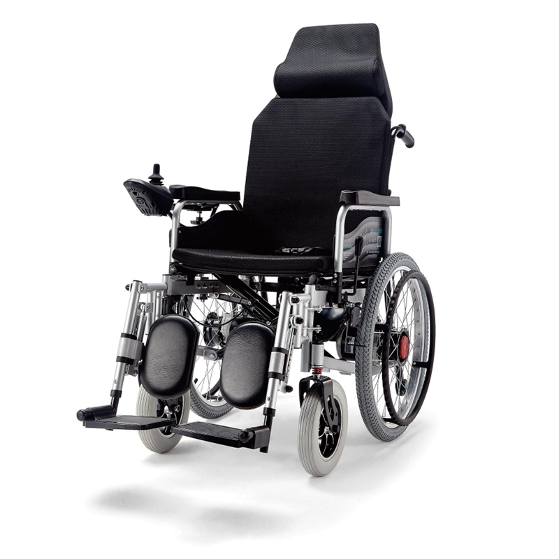 Produsearje Handicapped Portable High Back elektryske rolstoel