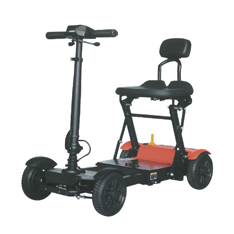 Cadira de rodes de scooter elèctric sense escombretes ajustable per a adults