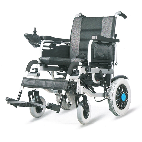 Zunanji aluminijasti enostavno zložljivi prenosni električni invalidski voziček