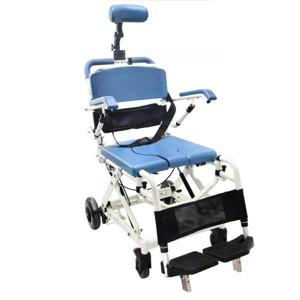 Self-control Lifting Foldable Multifunctional Commode Wheelchair