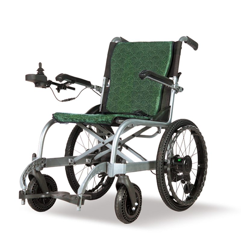 Aluminiumlegering Lättviktsfällbar elektrisk intelligent rullstol