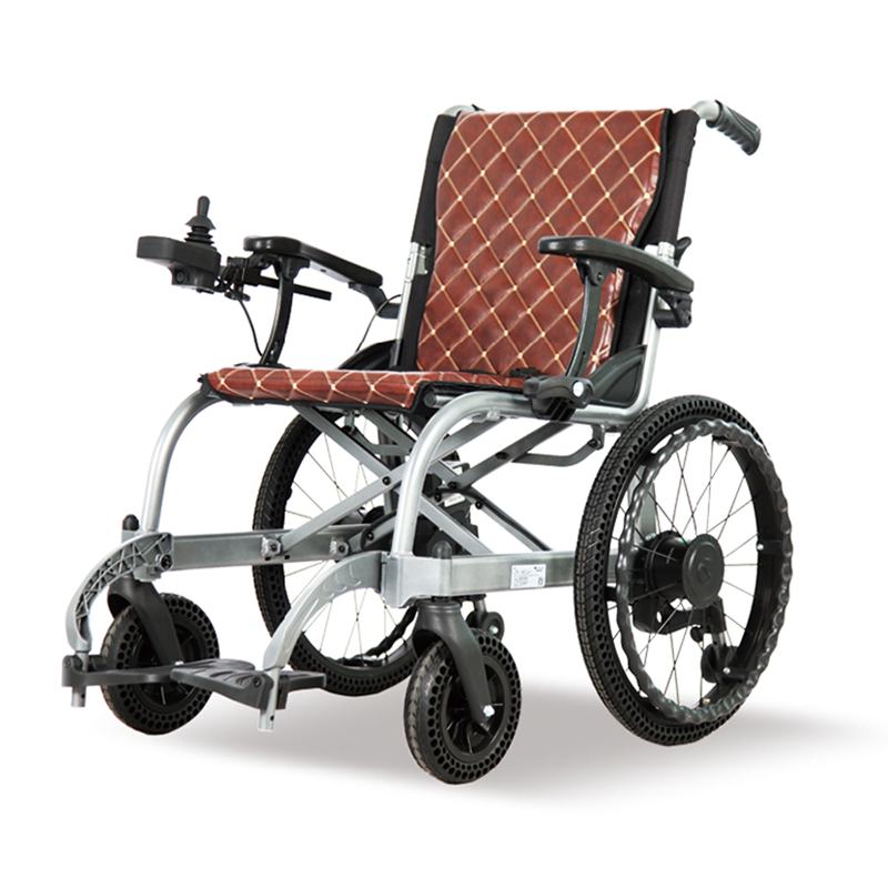 Ce инвалидлар һәм өлкәннәр өчен литий электр инвалид коляскасы расланган
