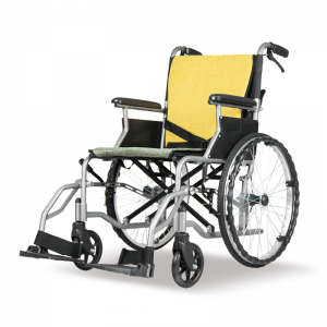 Xina Equips mèdics Cadira de rodes manual plegable d'alumini