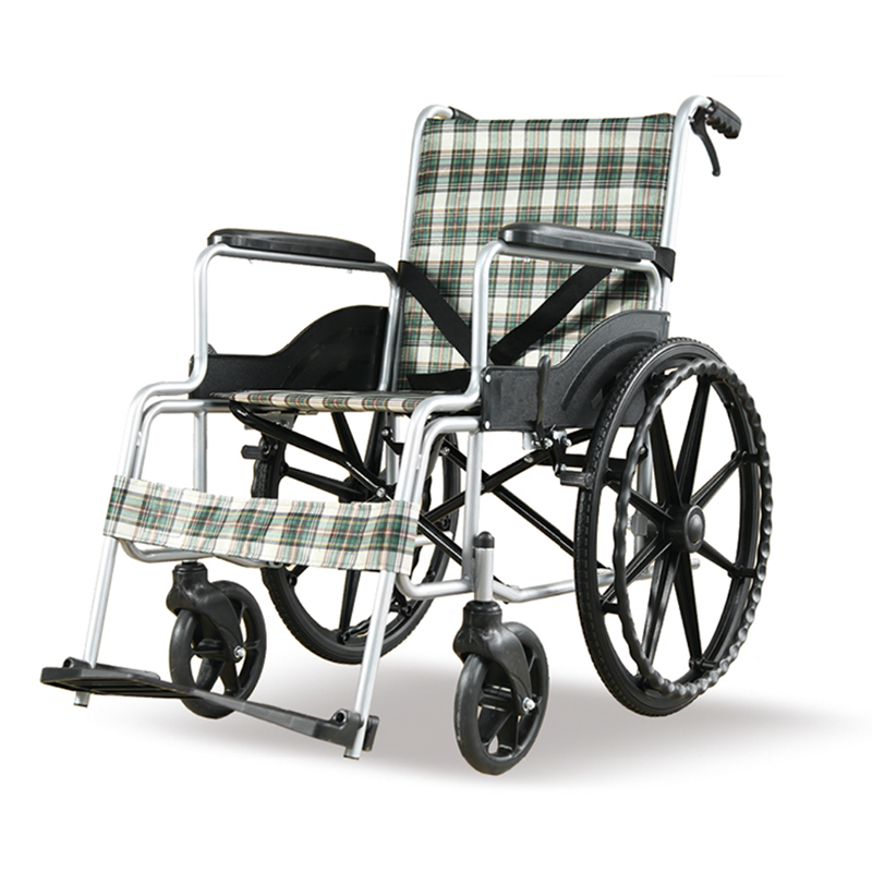 صندلی چرخدار تجهیزات پزشکی افراد معلول دستی قابل تنظیم جدید