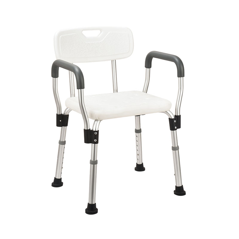 Cadira de dutxa impermeable per ajustar l'alçada del pacient del bany