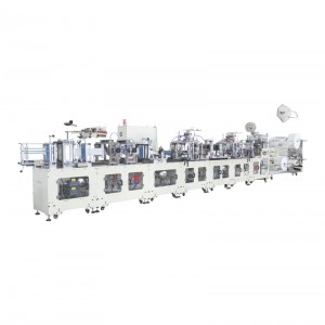 OK-260B Type Folded Ear Loop KN95 Mask High Speed Automatic Production Line