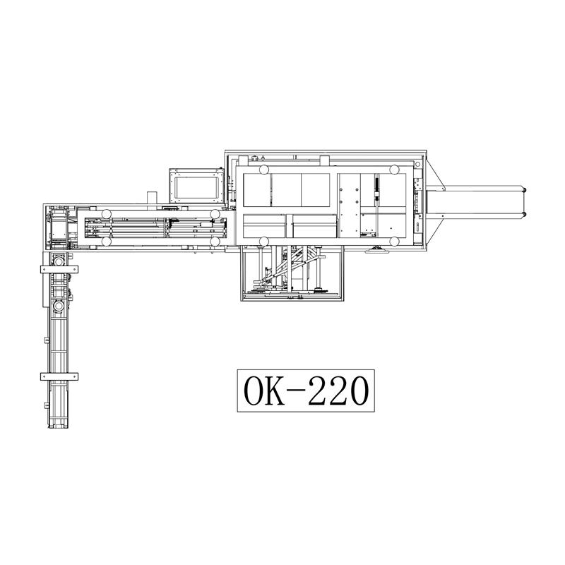 OK-220 Type Full-Auto Box Tissue Cartoning Machine