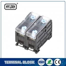 Din rail combination type Single phase Two inlet,multi-outlet  connection terminal block for metering box
