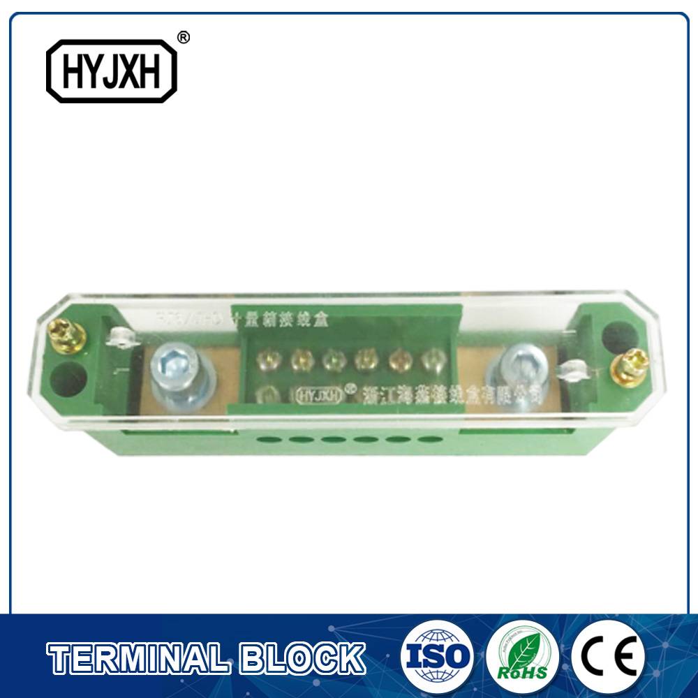 double-end single pole connection terminal block for metering box