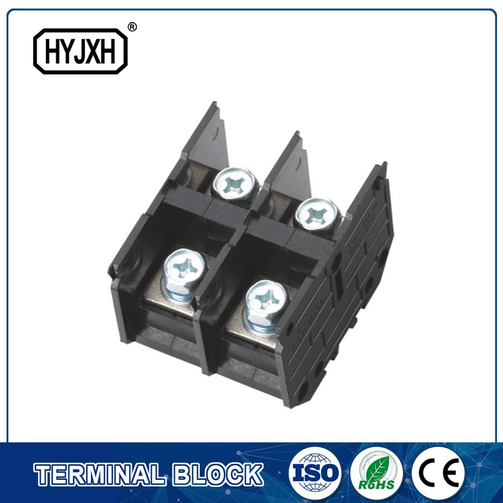(200A)Din rail type Single phase Two inlet,multi-outlet connection terminal block for metering box