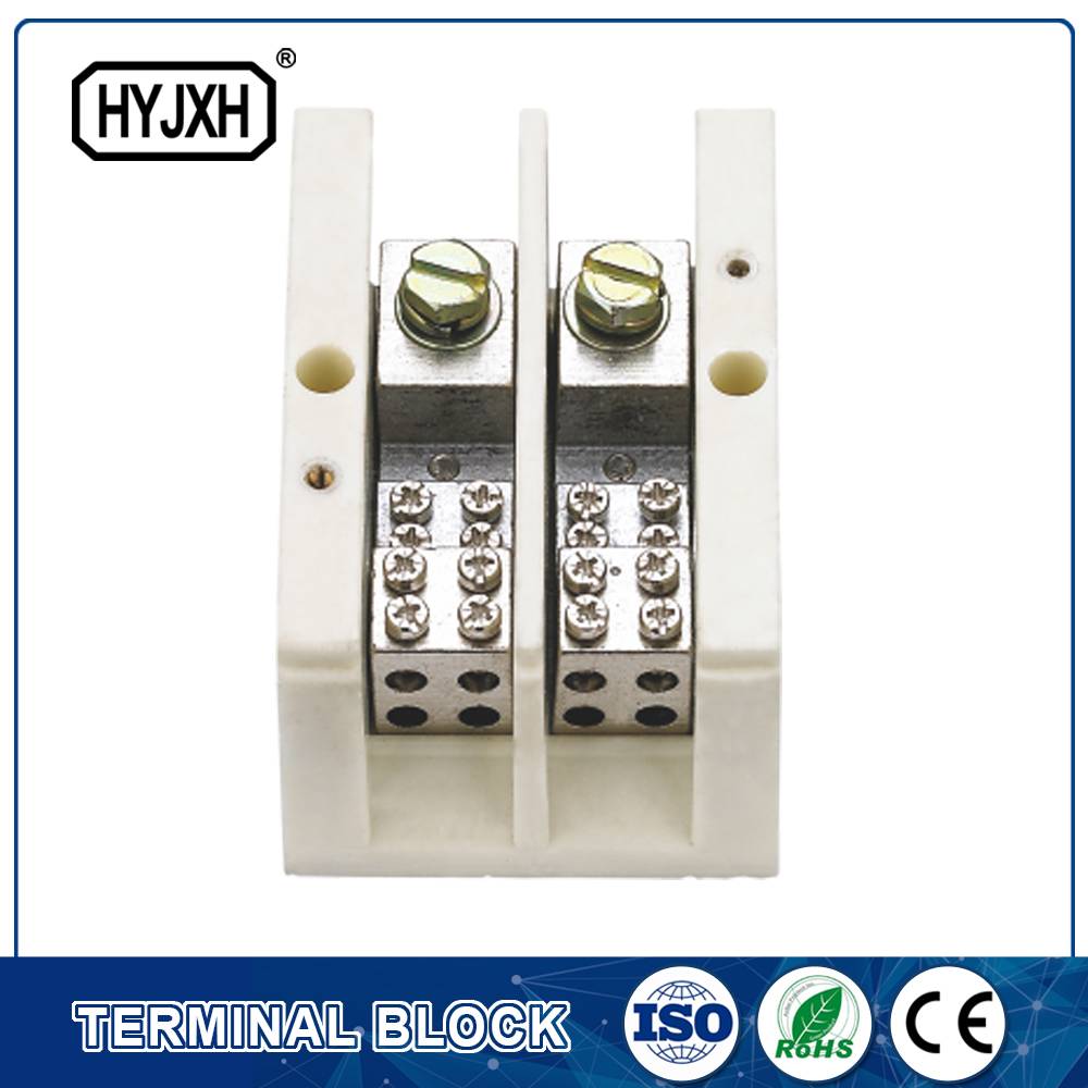 lug connection type Single phase large current high temperature multichannel output connection terminal block for measurement box
