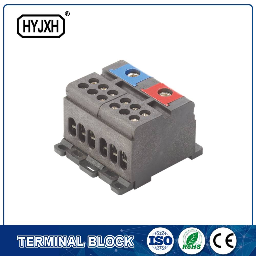 din rail type two-inlet multi-outlet Color separation connection terminal block for measuring box p292-p298
