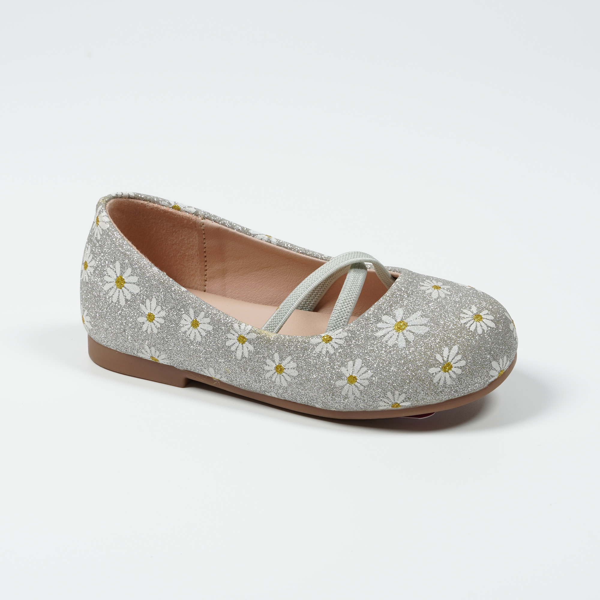 Blink Glitter Little Daisy Girls Flats OEM/ODM Groothandel Glitter Ballet Flats