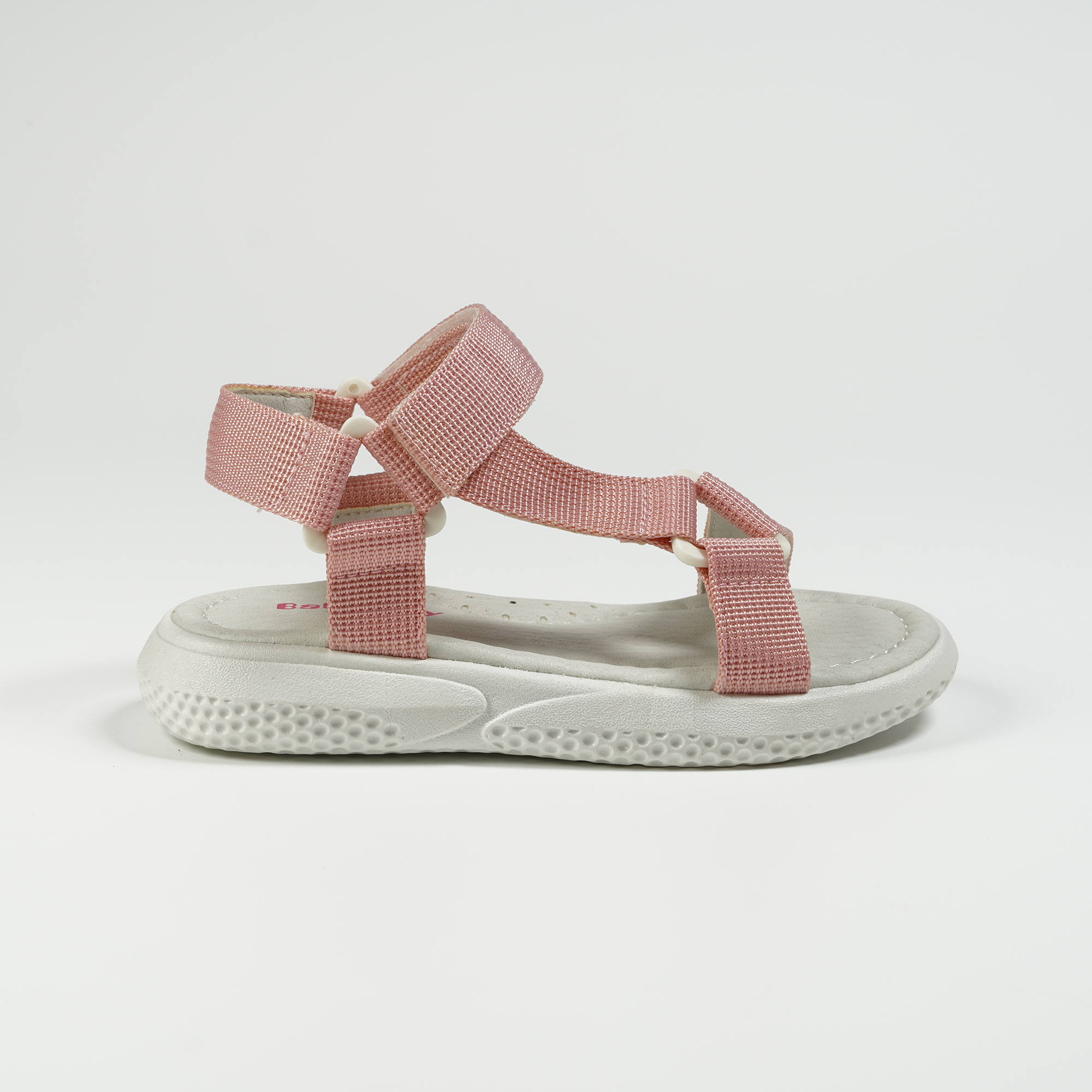 Somera hazarda kuranta sporta modaj sandaloj marŝantaj sandaloj rozkolora velkro malpeza platformo ne-glitaj sandaloj