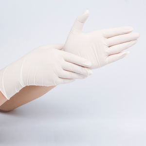 Chine Gants en latex gants chirurgicaux en poudre de poudre sans