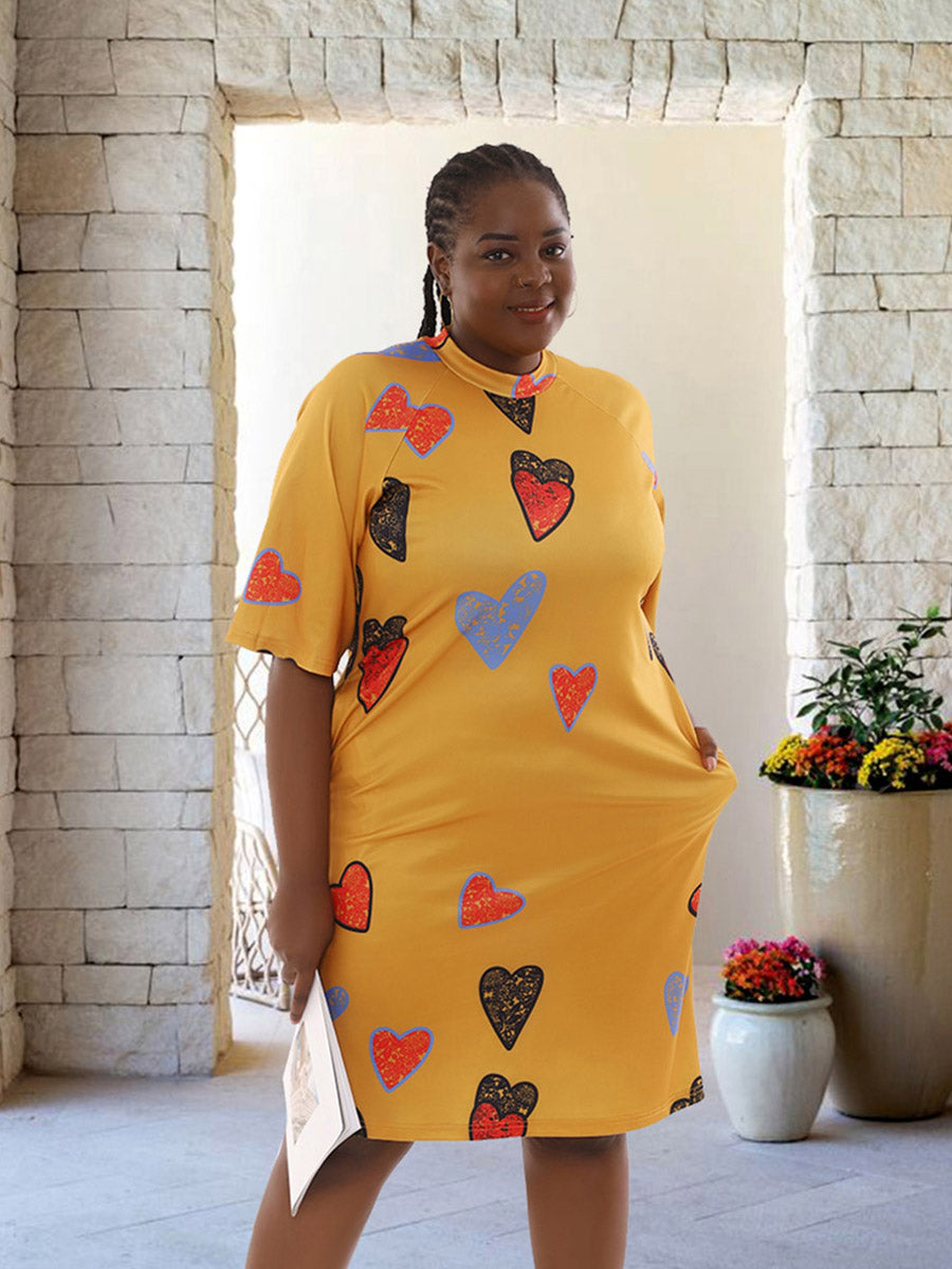 Custom Designer Clothing Womens Cute Fashion Half Sleeved Dress