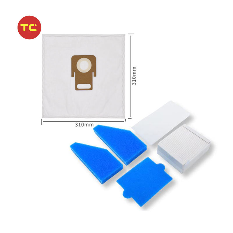 High Quality Vacuum Cleaner Bags & Filter Set Compatible with Thomas Pet and Family Aqua Vacuum Cleaner Replacement Part