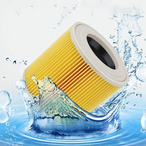 Wet Dry Vacuum Cleaner Cartridge Filter for Karcher MV2 MV3 WD WD2 WD3 WD2.200 WD3.500 A2504 A2004 Replaces 64145520