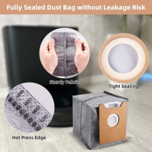 Disposal Deordorizing Replacement Vacuum Cleaner Bag para sa eufy G40+ / G40 Hybrid+ Robot Vacuum Cleaner Accessory