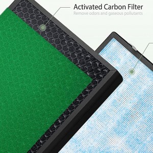Hathaspace HSP002 Smart Air Purifier සඳහා H13 True HEPA සහ Cold Catalyst Activated Carbon Composite filters