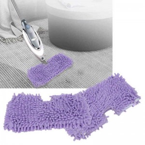 Šluostės keitimo pagalvėlės Minkštas mikropluošto šluostės priedas, tinkantis Shark S3601 S3501 purpuriniam garų preso lygintuvui