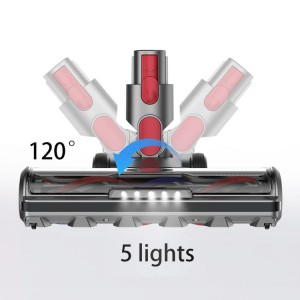 Motorisearre tapytflierborstelkop-ark foar Dysons V8 V7 V10 V11 Stofzuiger Rollerkop-ferfangingsaccessoires foar flierborstel
